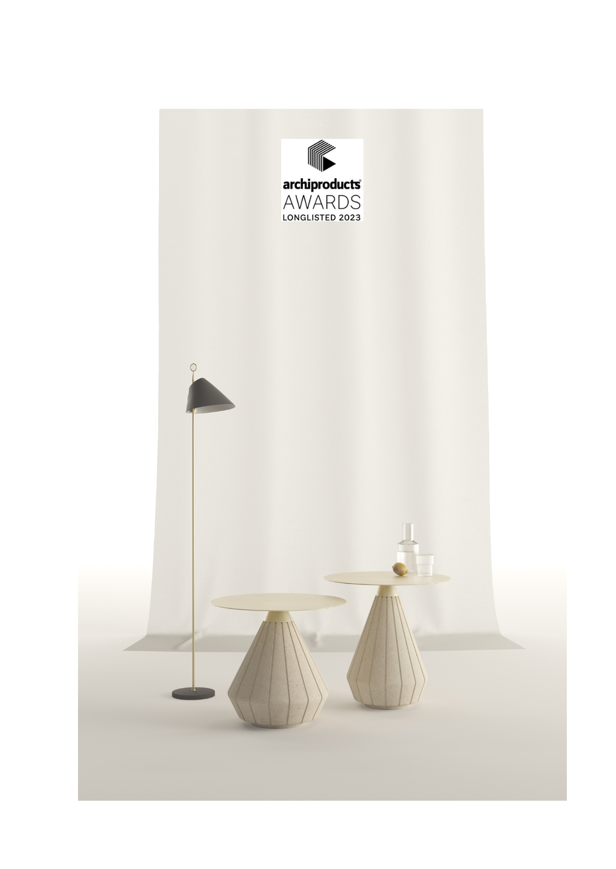 Rigo Coffe Table by Apospersano longlisted Archiproduct Design Awards 2023!